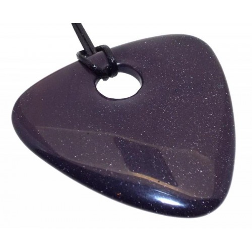 Bluestone Smooth Triangle Pendant